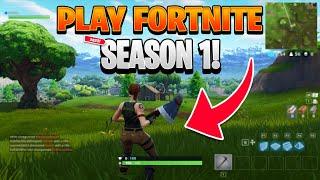 How To Play FORTNITE SEASON 1 in 2023! (Fortnite Creative 2.0)