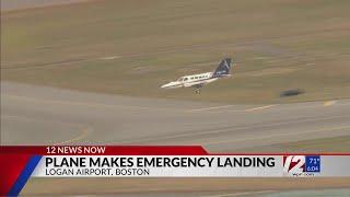 Small plane makes emergency landing at Logan airport