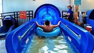 Alberta Falls - Tube Slides w/ STEEP DROP! Great Wolf Lodge Fitchburg