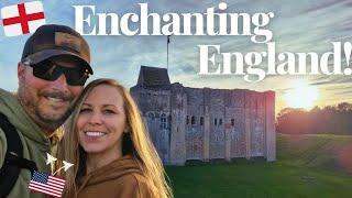 Americans Adventure Through England  | TWO Beautiful CASTLE Grounds in ONE Day! (UK Vlog)