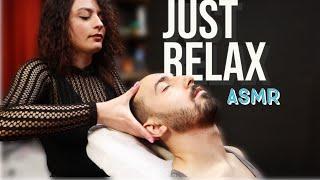 [ASMR ''MELEK''] Relaxing Chair Massage & Inaudible Whisper 4K