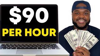 4 Work From Home Online Jobs in 2024 ($90/Hour) Make Money Online