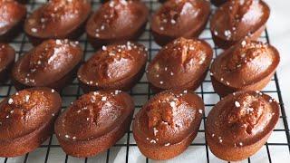 Salted Caramel Financiers Recipe l Perfectly balanced &Super Tasty!