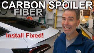 DIY for Beginners - GAP FIX - Real Carbon Fiber - Tesla