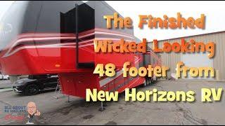 Finished Wicked Looking Custom 5th Wheel from New Horizons RV