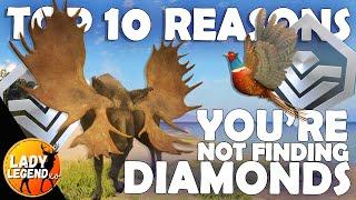 TOP 10 REASONS You're NOT FINDING DIAMONDS!!! - Call of the Wild