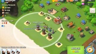 Boom Beach Lets Play 2- HQ 6 Attack Strategy