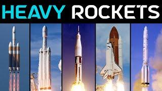 ℍ𝕖𝕒𝕧𝕪-𝕃𝕚𝕗𝕥 Rocket Launch Compilation