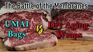 Umai Bags vs  Dry Aging Steak Wraps: The Battle of the Membranes