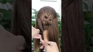 Creative new hair style easily for long hair#shorts #fashion #subscribe #viral #like #shares