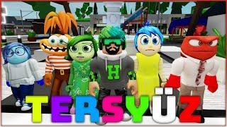 SAKLAMBAÇ AMA TERSYÜZ KARAKTERLERİYLE | ROBLOX BROOKHAVEN TERSYÜZ [ INSIDE OUT 2 ] HAN KANAL EKİP