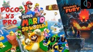 Super Mario 3DWorld Bowser’s Fury With Settings | Yuzu Android Emulator | Poco X3 Pro Snapdragon 860