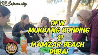 OFW MUKBANG BONDING @mamzar beach Dubai#dubai #ofwlife