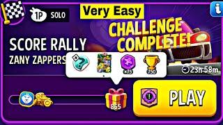 zany zapper score rally very easy challenge | match masters | zany zapper solo challenge