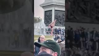 NEWCASTLE UNITED FAN ENJOYING LIFE IN LONDON