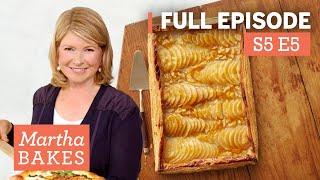 Martha Stewart Makes Pear Tart + Other Favorite Recipes | Martha Bakes S5E5 "Bake It Dark"