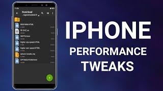 iPHONE PERFORMANCE TWEAKS ! FIX LAG ! MAX FPS ! BOOST PERFORMANCE - NO ROOT