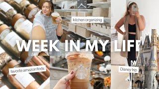 A WEEK IN MY LIFE: last minute Disney staycation, kitchen organizing, current favorite amazon finds