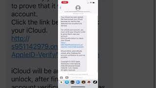 Revealed: The Secrets to Quickly Spotting an iCloud Phishing Message! #ios #cybersecurity