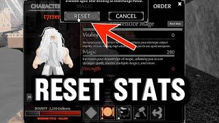 What happens if you reset your STATS as a MAGE and become MAGE? - Arcane Odyssey