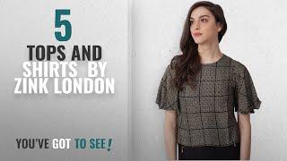 Top 10 Zink London Tops And Shirts [2018]: Zink London Women's Plain Top