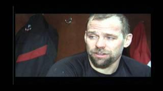 Tomas Holmstrom on how to he speaks to Nick Lidstrom Detroit Redwings