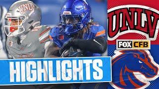 No. 20 UNLV Rebels vs. No. 10 Boise State Broncos Mountain West Championship Highlights | FOX CFB