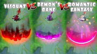 Alucard Viscount VS Demons Bane VS Romantic Fantasy Skin Comparison