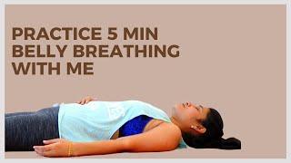 How to do belly breathing?