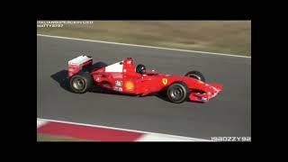 Ferrari F1 Car - Accelerations, Fly Bys & Sound! (But, when V12 Engine screams, It gets Earraped)