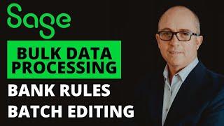 Sage Accounting - Bulk data processing!