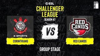 Corinthians vs. RED Canids - ESL Challenger League S47 - SA