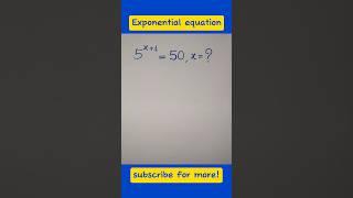 How to solve this exponential equation?