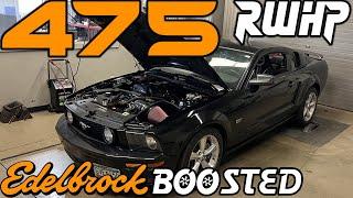 2008 Mustang GT (Edelbrock Supercharger) Brenspeed Turn Key 9PSI 560E Package Dyno for stock engine