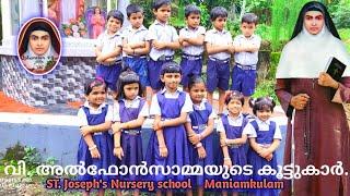DAY: 20 # ALPHONSIAN VIBES # St. Joseph's Nursery School, Maniamkulam