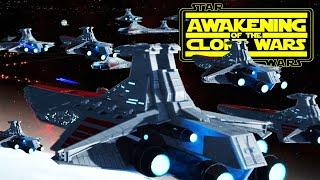 Simulating the Largest CLONE WARS Space Battle in NEW Battle Simulator Mod! - Empire at war