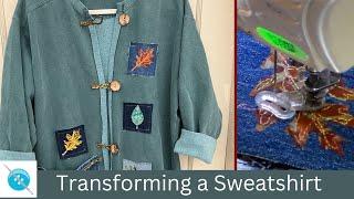 Transform a Sweatshirt into a Fall Jacket,