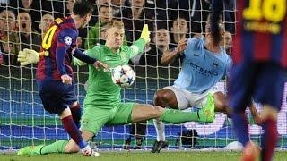 Joe Hart Amazing Save vs Barcelona - Best save of Season 2015 (Champions League)