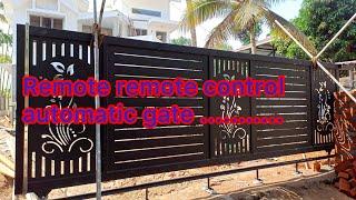 Remote control sliding gate automatic @newtechmediasolution