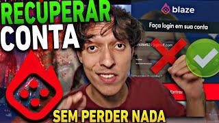 ️ COMO RECUPERAR CONTA BLAZE SEM PERDER DINHEIRO (Conta Fechada / Bloqueada)