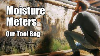 Inside a Home Inspectors Tool Bag - Moisture Meters