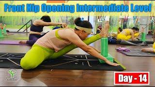 Day -14 Front Hip Opening Intermediate Level || Yoga With Sandeep || Vietnam