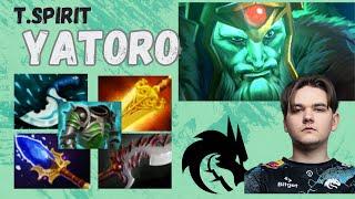 Wraith King,  Dota 2  7.33c T.Spirit.YatoroGod  Pro Gameplay