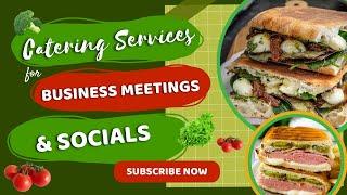 Catering Services for corporate events business meetings and socials | @freshfusion539