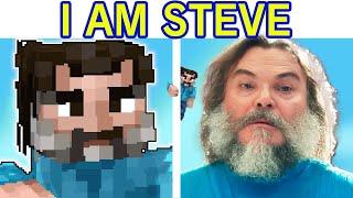 FNF I AM STEVE | Silly Billy, But Jack Black and Minecraft Steve sing it Friday Night Funkin' COVER