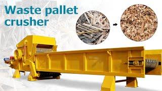 Comprehensive Wood Pallet Crusher Machine | Waste Wood Scraps Shredder Manufacturer #palletshredder