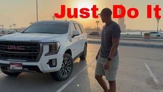 A Casual Day With The GMC Yukon AT4 in Abu Dhabi. #abudhabivlogger #gmcyukon