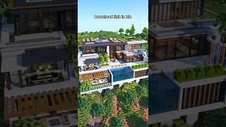 Minecraft Modern House ️. .#minecraft #shorts #gaming #shortvideo #youtubeshort