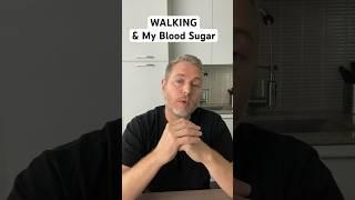 Walking and my blood sugar. #BloodSugar #glucose #insulinresistant1