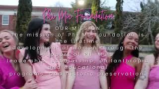 Phi Mu Foundation: Our Mission (Kappa Omicron Chapter)